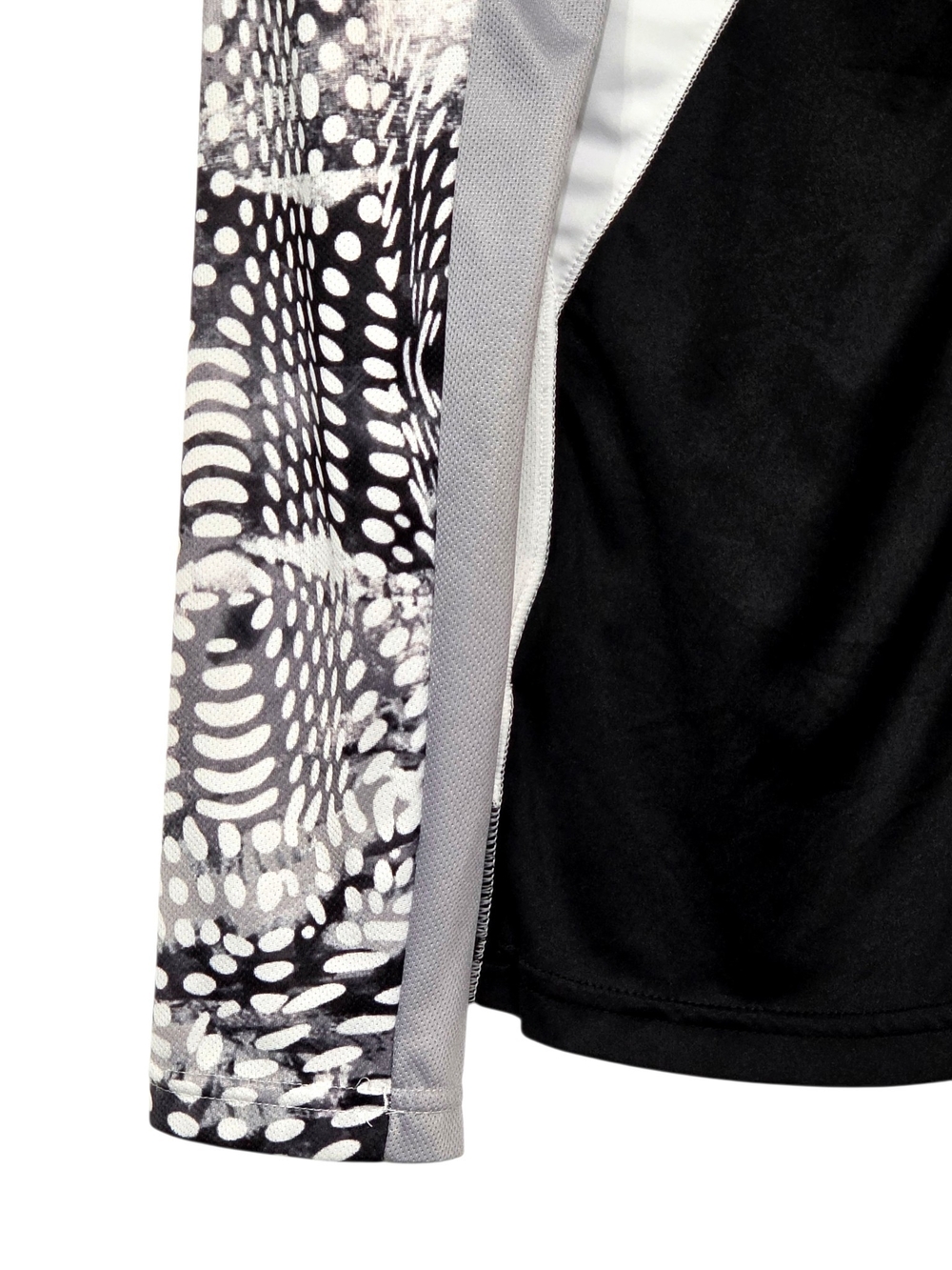 Adidas ClimaLite AKTIV Against Cancer Hooded Running Top Black White Gray L - Picture 14 of 15